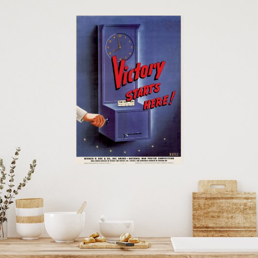 勝利の始まり ポスター (キッチン)