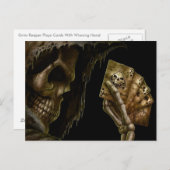 勝利の手遊付き死神カード ポストカード (正面/裏面)