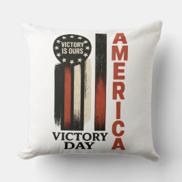 勝利の日パトリオ動揺してティックUSAアート クッション