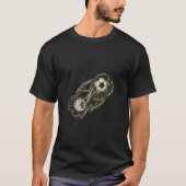勝利の時 サッカーアート Tシャツ (正面)