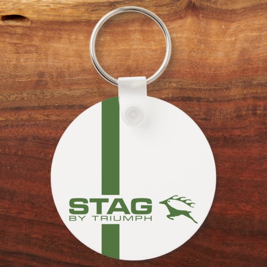 勝利の杖TR車のヴィンテージハイキングダック キーホルダー (正面)