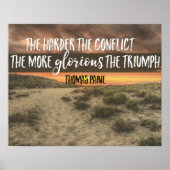 勝利の栄光が増す ポスター (正面)