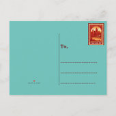 勝利の発表の卒業式 案内ポストカード (裏面)