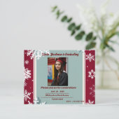 勝利の発表の卒業式 案内ポストカード (スタンド正面)