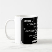 勝利の短気者1500のマグ コーヒーマグカップ (左)