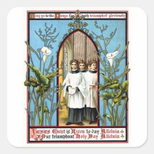 勝利の聖なる日 スクエアシール (正面)