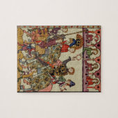 勝利の騎士、14世紀 ジグソーパズル (横)