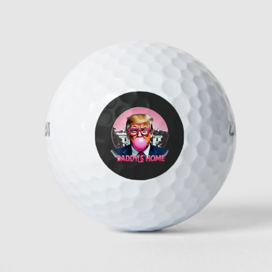 勝利のMAGA トランプ ヴァンス 選挙 2024 ゴルフボール (正面)