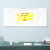 勝利はイエスに属する 横断幕 (トレードショー)