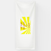 勝利はイエスに属する 横断幕 (縦)