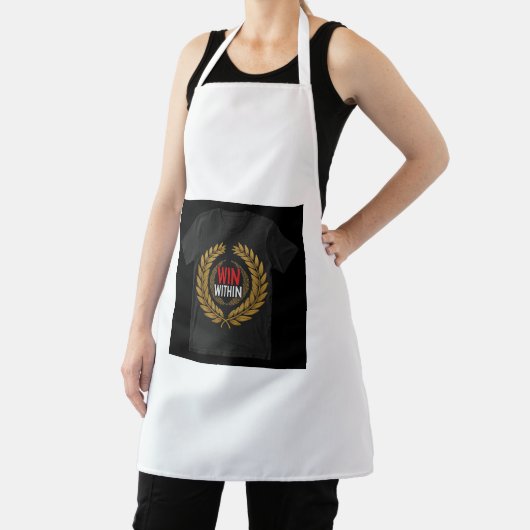 「勝利は内だ。」 エプロン (インサイチュ)