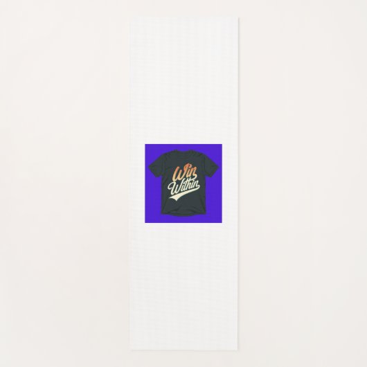 「勝利は内だ。」 ヨガマット (正面)