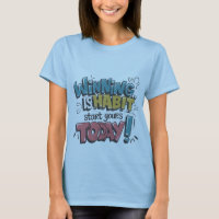 勝利は習慣である – やる気を起こさせる子供のTシャツ