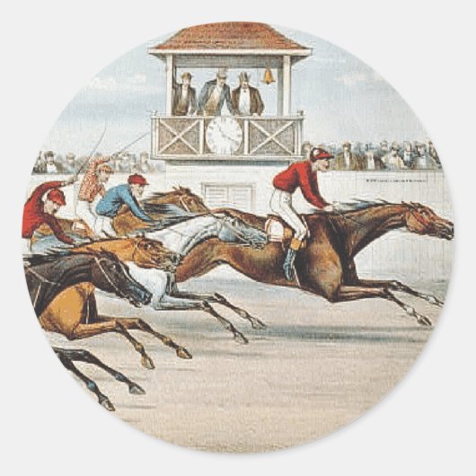 勝利へのトップレース ラウンドシール (正面)