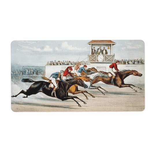 勝利へのトップレース ラベル (正面)