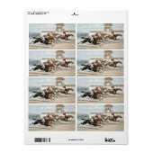 勝利へのトップレース ラベル (フルシート)