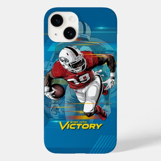 勝利への一歩 アメリカンフットボール | Case-Mate iPhoneケース (裏面)