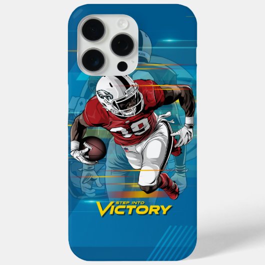 勝利への一歩 アメリカンフットボール | Case-Mate iPhoneケース (裏面)
