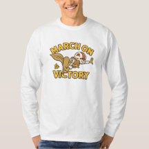 勝利への進撃レトロフットボールTシャツ
