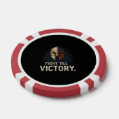 勝利まで戦う ポーカーチップ (シングル)