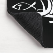 勝利をダーウィンに置きます(sethness@deviantart著) マウスパッド (コーナー)