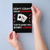 勝利を確信するのは早すぎる、それが敗北の始まりだ チラシ (ハンドル)