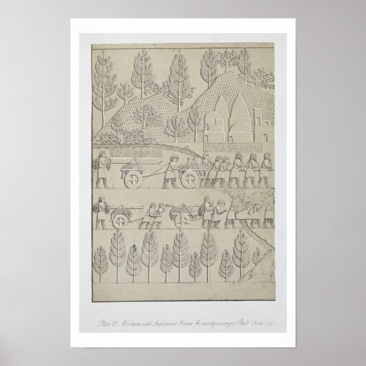 勝利を移動するための器具とロープを備えた作業員 ポスター (正面)