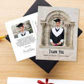 勝利アーチ卒業式ありがとうはがき ポストカード