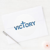 勝利グラデーションの審判。 ラウンドシール (封筒)