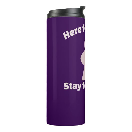 勝利ゲームのユーモアのためのおもしろい滞在のために タンブラー (回転左)