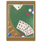 勝利トランプのポーカーハンド6~10 クリップボード (裏面)