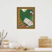 勝利トランプのポーカーハンド6~10 ポスター (キッチン)