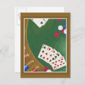 勝利トランプのポーカーハンド6～10 ポストカード (正面/裏面)