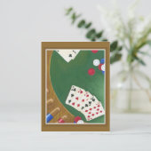 勝利トランプのポーカーハンド6～10 ポストカード (スタンド正面)