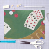 勝利ポーカーの持ち札6から10 薄葉紙 (クラフト)