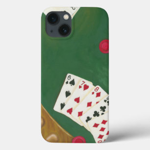 勝利ポーカーの持ち札6から10 iPhone 13ケース