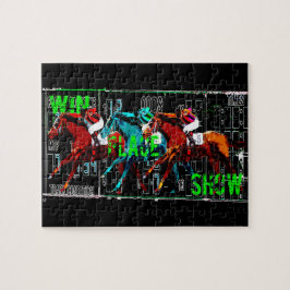 勝利場所ショーの競馬 ジグソーパズル