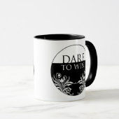 勝利感動的なマグへの3ワードの引用文挑戦 マグカップ (正面右)