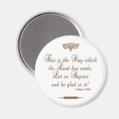 勝利感謝してい磁石のカスタム祈りの言葉 マグネット (正面/裏面)