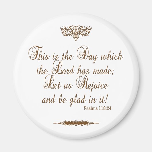 勝利感謝してい磁石のカスタム祈りの言葉 マグネット (正面)