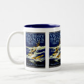 勝利救済結ストップ結 ツートーンマグカップ (左)