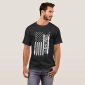 勝利統一された州動揺して(米国国旗) Tシャツ (正面フル)