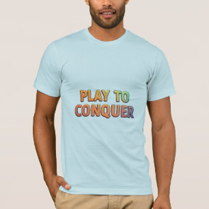 勝利遊へ – ゲーやる気を起こさせるムTシャツ Tシャツ