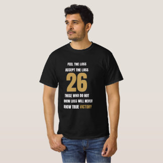勝利2026: エリートチャンピオンゴールドサッカーテイー Tシャツ
