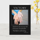 勝利 カード (黄色い花)