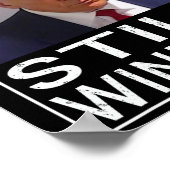 勝利 – トランプおもしろいマグショット – トランプマグショット ポスター (角)