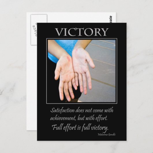 勝利 ポストカード (正面/裏面)