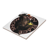 勝利、場所、ショー-競馬のギア タイル (側面)