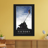 勝利：感動的引用文 キャンバスプリント (インサイチュ (リビング))