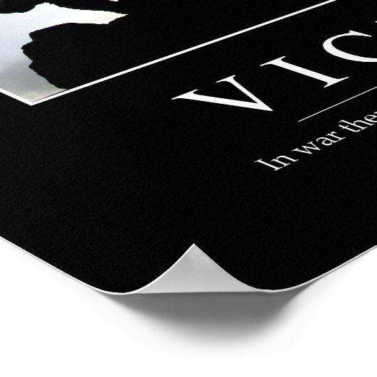 勝利：感動的引用文 ポスター (角)